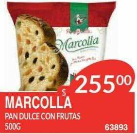 Masivos Marcolla Pan Dulce Con Frutas oferta