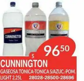 Masivos Cunnington Gaseosa Tonica Tonica S Azuc. Pom. Light oferta