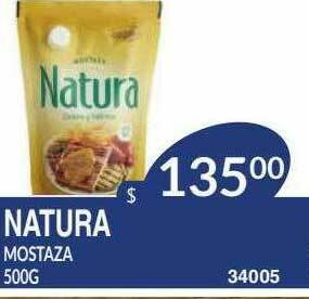 Masivos Natura Mostaza oferta