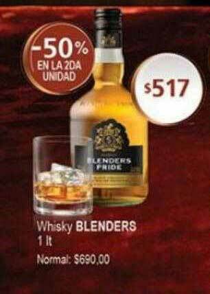 Supermercados Aiello Whisky Blenders -50% En La 2da Unidad oferta