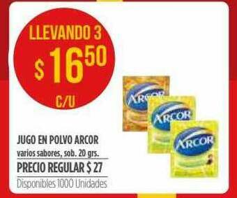 Supermercados Vea Jugo En Polvo Arcor oferta