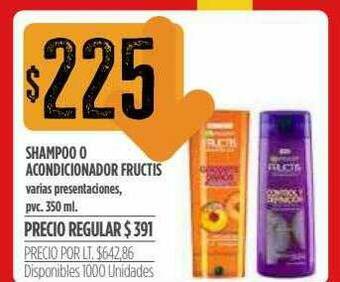 Supermercados Vea Shampoo O Acondicionador Fructis oferta