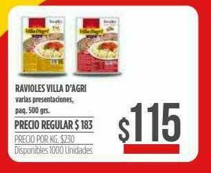 Supermercados Vea Ravioles Villa D'agri oferta