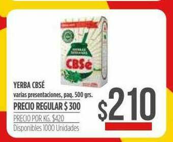 Supermercados Vea Yerba Cbsé oferta