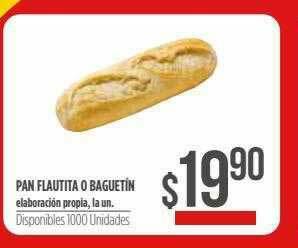 Supermercados Vea Pan Flautita O Baguetin oferta