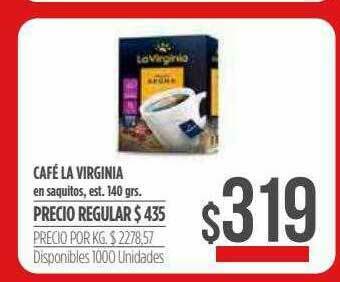 Supermercados Vea Café La Virginia oferta