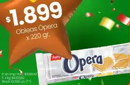 Changomas Ópera obleas oferta