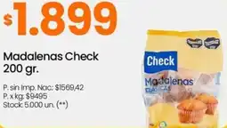 Changomas Check madalenas oferta