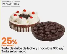 Changomas Tarta de dulce de leche y chocolate / torta selva negra oferta