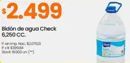 Changomas Check bidón de agua oferta