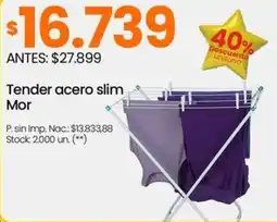 Changomas Mor tender acero slim oferta