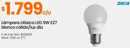 Changomas Sica lámpara clásica led blanco cálido/luz día oferta