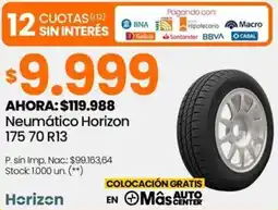 Changomas Horizon neumático horizon 175 70 R13 oferta
