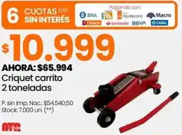 Changomas Atr criquet carrito oferta
