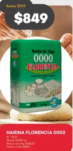 Supermercados Tadicor Florencia 0000 harina oferta
