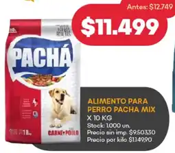 Supermercados Tadicor Pachá alimento para perro mix oferta