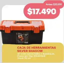 Supermercados Tadicor Caja de herramientas silver shadow oferta