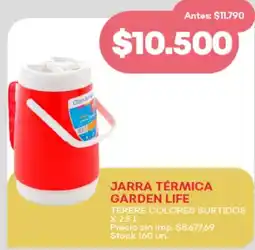 Supermercados Tadicor Garden life jarra térmica terere colores surtidos oferta