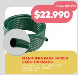 Supermercados Tadicor Manguera para jardin caño trenzado oferta