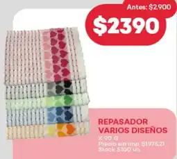 Supermercados Tadicor Repasador varios diseños oferta