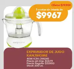 Supermercados Tadicor Kanjihome exprimidor de jugo oferta