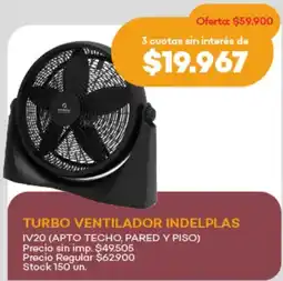 Supermercados Tadicor Turbo ventilador indelplas oferta