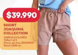 Supermercados Tadicor Short joaquina collection oferta