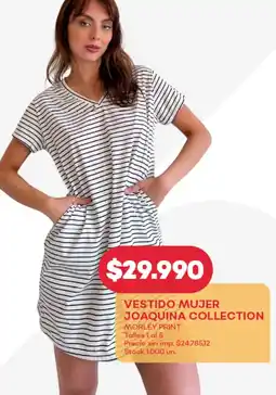 Supermercados Tadicor Vestido mujer joaquina collection oferta