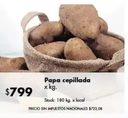 Disco Papa cepillada oferta