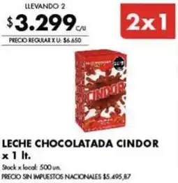 Disco Cindor leche chocolatada oferta