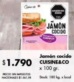 Disco Cuisine&co jamón cocido oferta