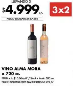 Disco Alma mora vino oferta