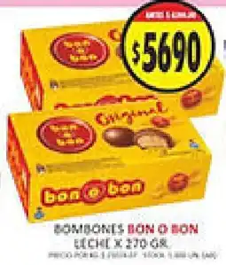 Supermercados Becerra Bon o Bon bombones oferta