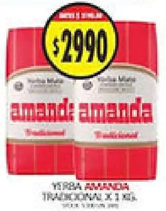 Supermercados Becerra Amanda yerba oferta
