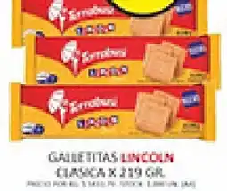 Supermercados Becerra Lincoln galletitas oferta