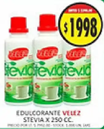 Supermercados Becerra Velez edulcorante stevia oferta