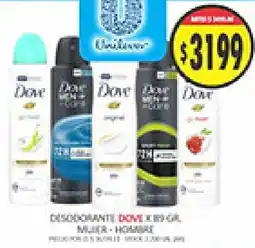 Supermercados Becerra Dove desodorante oferta