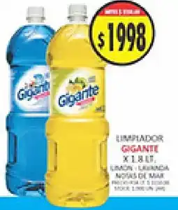 Supermercados Becerra Gigante limpiador oferta