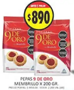 Supermercados Becerra 9 de Oro pepas oferta