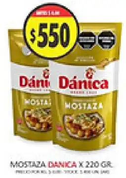 Supermercados Becerra Danica mostaza oferta