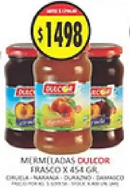 Supermercados Becerra Dulcor mermeladas oferta