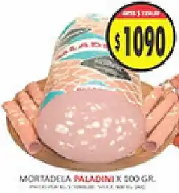 Supermercados Becerra Paladini Mortadela oferta