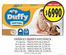 Supermercados Becerra Duffy pañales hiperpack oferta