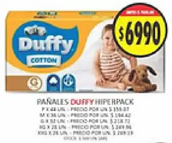 Supermercados Becerra Duffy pañales hiperpack oferta