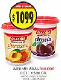 Supermercados Becerra Dulcor mermeladas oferta