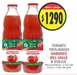 Supermercados Becerra Sabores del Valle tomate triturado oferta