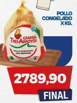 Maxiconsumo Pollo eviscerado con menudos oferta