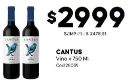 Diarco Cantus vino oferta