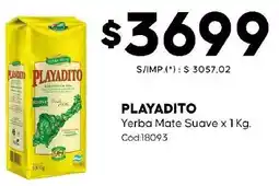 Diarco Playadito yerba mate suave oferta