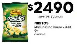 Diarco Nikitos maikitos con queso oferta